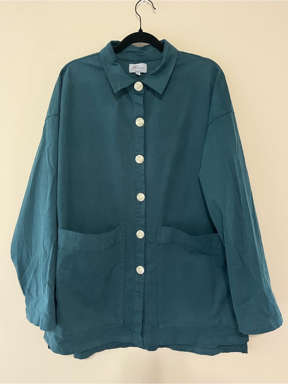 Mien Teal Painters Jacket Chore Coat Brushed Cotton Twill Size 2X
